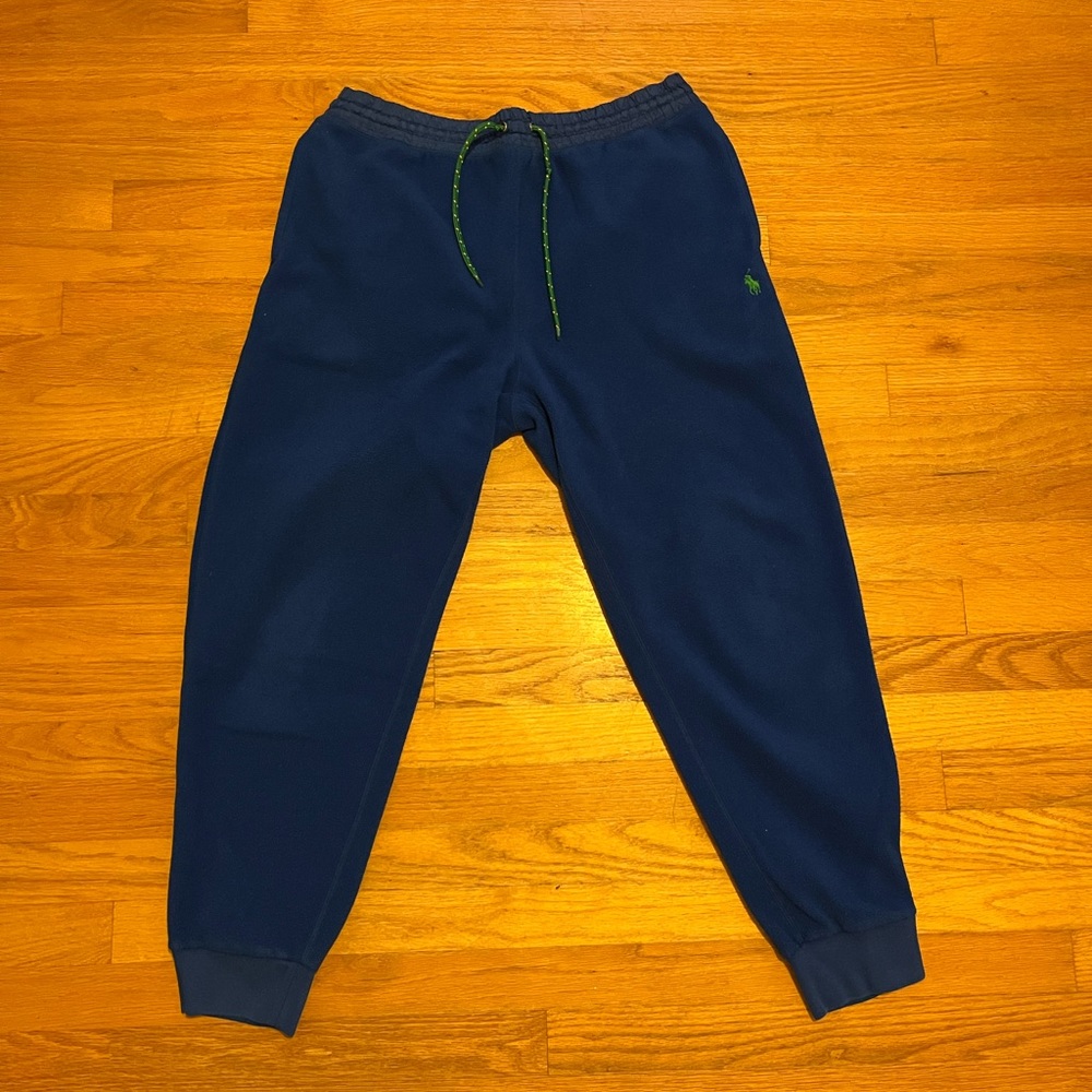 Men’s polo blue fleece pants
